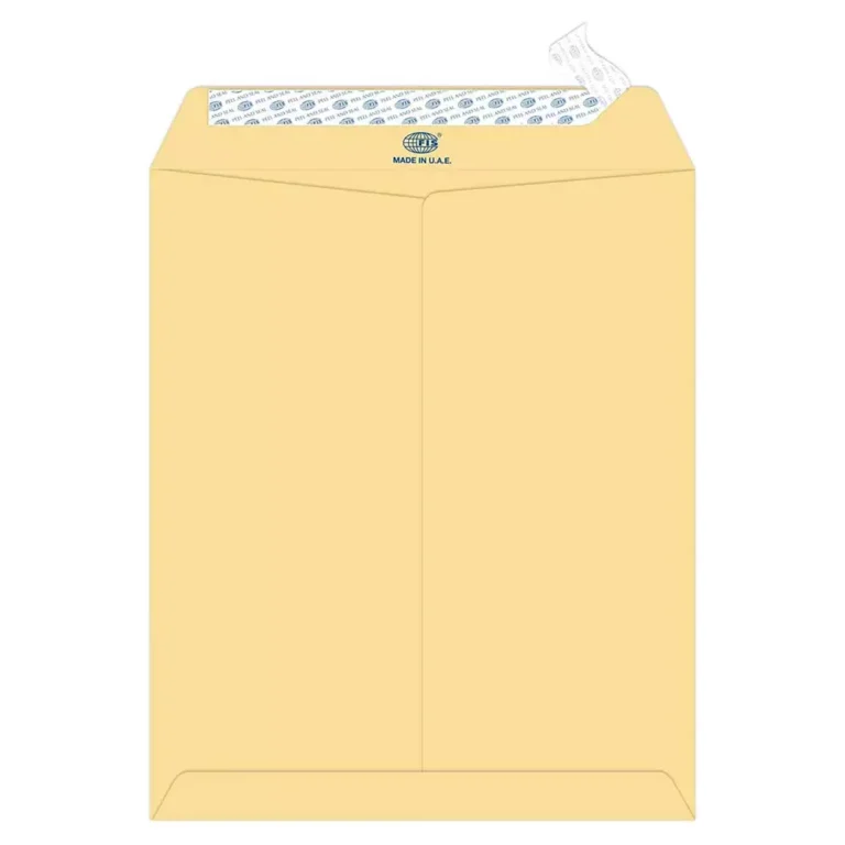 FIS FSME1234P50 Manila Envelopes, 12 × 10 in, 120 gsm, Pack of 50