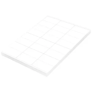 FIS Multipurpose Laser Labels, Colour White, Size 70X36mm (24 Stickers x 100 Sheet) A4 Size, E.U. Origin Material – FSLA24-1-100