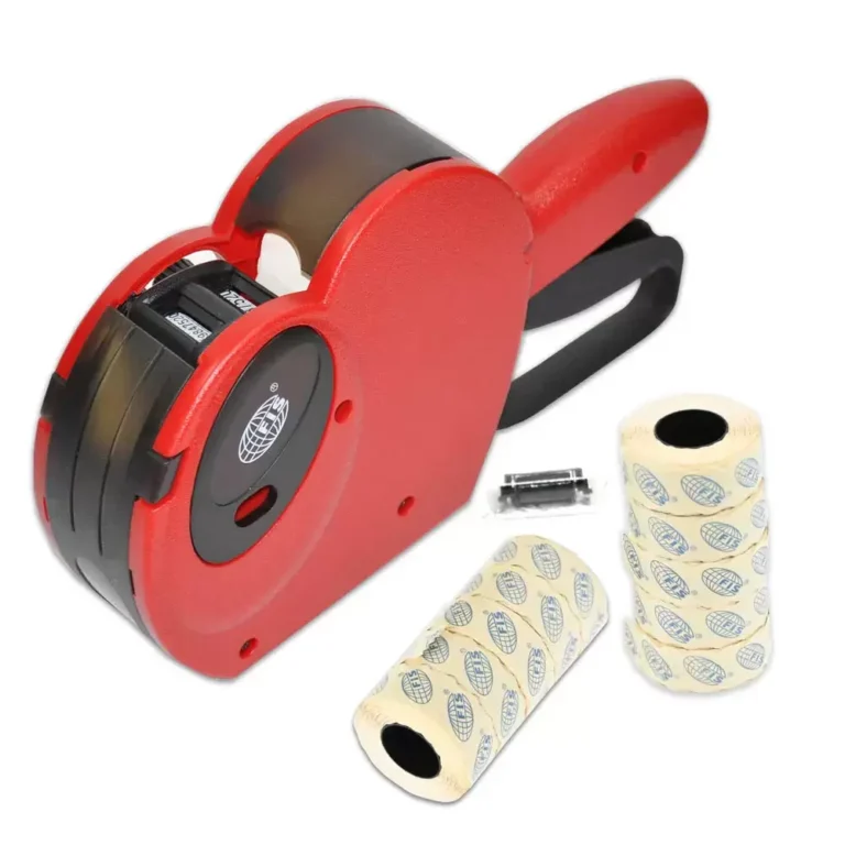FIS FSSQPX-2RE Price Labeller Set, Red, 10 Label Rolls