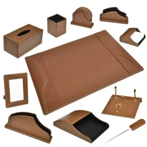 11-Piece FIS Desk Set Brown Colour – FSDS183BR