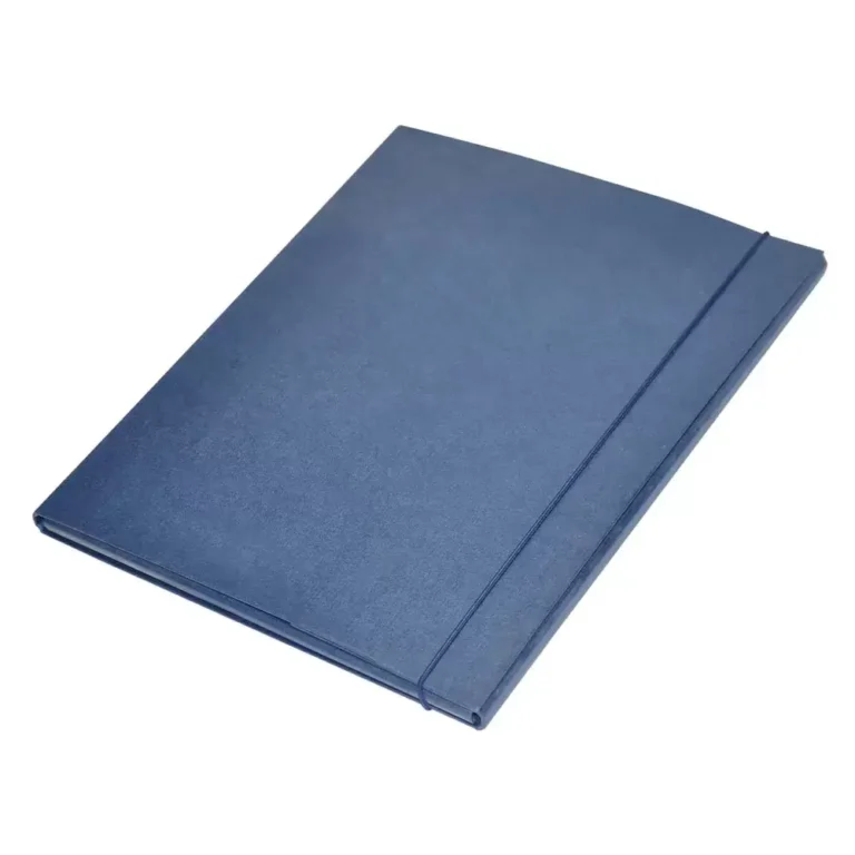 FIS FSBD1112NBL Document Bag, F/S, Navy Blue, Elastic Band