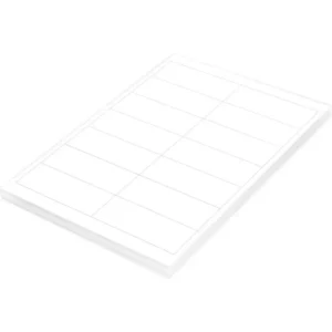 FIS Multipurpose Laser Labels, Colour White, Size 99X38.1mm (14 Stickers x 100 Sheet) A4 Size, E.U. Origin Material – FSLA14-2-100