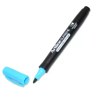 Arline Supreme Permanent Marker, Pack of 12, Glow Blue – ARMKEPF-700UVGBL