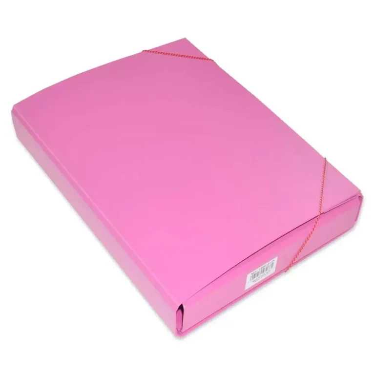 FIS FSBD1211PI Document Bag, Pink, Elastic Band