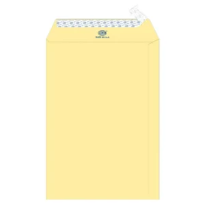FIS Executive Laid Paper Envelopes Peel & Seal, Pack of 25 Pcs. Cream Color, 10 x 7 inch Size, 100 GSM – FSEE1033PCRB25