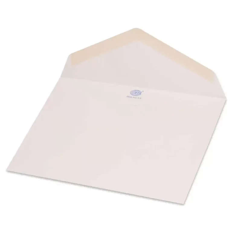 FIS Pack of 50 Executive Laid Paper Envelopes, 100 GSM, Size 130 X 190mm, Glued, Color Pink
