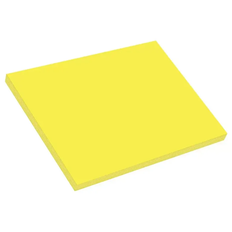 FIS FSEC8024GBLE50 Colour Envelopes Glued, 136 × 204 mm, 80 gsm, 50 pieces, Neon Lemon