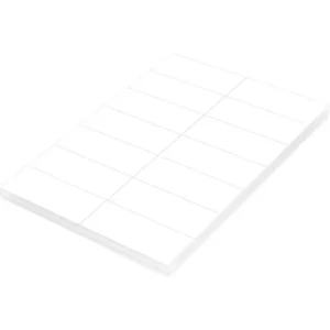 FIS Multipurpose Laser Labels, Colour White, Size 105X42.4mm (14 Stickers x 100 Sheet) A4 Size, E.U. Origin Material – FSLA14-100