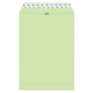 FIS Color Envelopes Peel & Seal, Pastel Colors, Pack of 50 Pcs. Green Color, C4 (324 x 229 mm), 80 GSM – FSEC8027PG50