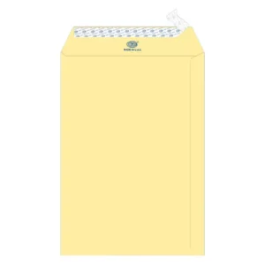 FIS Executive Laid Paper Envelopes Peel & Seal, Pack of 25 Pcs. Cream Color, C4 (324 x 229 mm) Size, 100 GSM – FSEE1027PCRB25