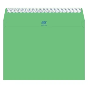 FIS Color Envelopes Peel & Seal, Neon Colors, Pack of 50 Pcs. Green Color, C4 (229 x 324 mm), 80 GSM – FSEC8042PBGR50