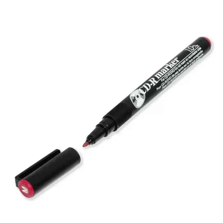 Artline ARMK884RE-BP CD-R Marker, 1.0mm, Red