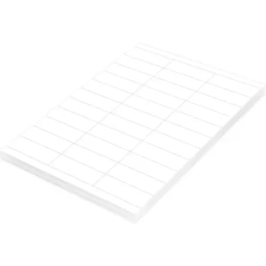 FIS Multipurpose Laser Labels, Colour White, Size 70X25mm (33 Stickers x 100 Sheet) A4 Size, E.U. Origin Material – FSLA33-100
