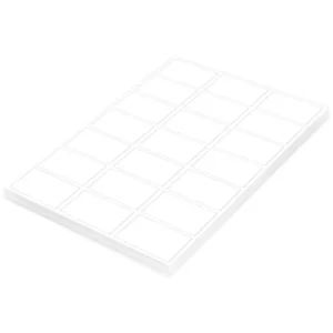 FIS Multipurpose Laser Labels, Colour White, Size 63.5X38.1mm (21 Stickers x 100 Sheet) A4 Size, E.U. Origin Material – FSLA21-1-100