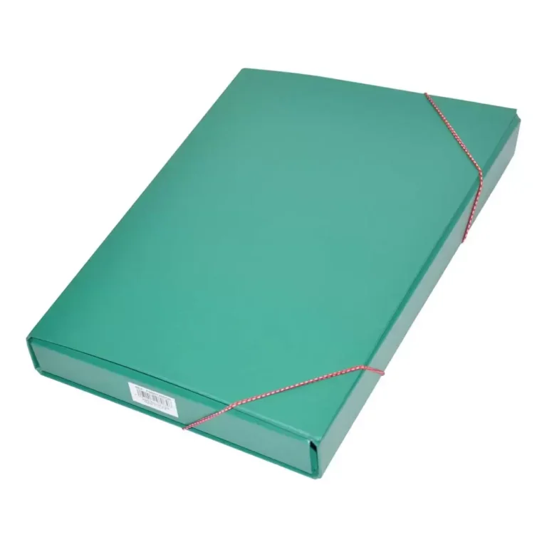 FIS FSBD1207GR Document Bag, F/S, Green, Elastic Band
