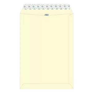 FIS Laid Paper Envelopes Peel & Seal, Pack of 50 Pcs. Camille Off White Color, C4 (324 x 229 mm), 100 GSM – FSEE1027PBOW50