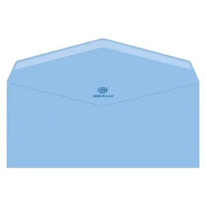 FIS Laid Paper Envelopes Glued, Pack of 25 Pcs. Blue Color, 4 x 9 inch Size, 100 GSM – FSEE1028GBLB25
