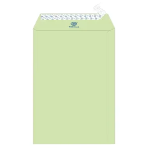 FIS Color Envelopes, Peel & Seal, Pastel Green Colors, Pack of 50 Pcs. 9 x 6 inch, 80 GSM – FSEC8032PG50