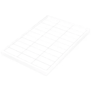 FIS Multipurpose Laser Labels, Colour White, Size 66X25.4mm (33 Stickers x 100 Sheet) A4 Size, E.U. Origin Material – FSLA33-1-100
