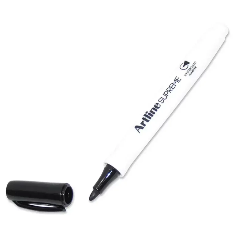 Artline ARMKEPF-507BK Supreme Whiteboard Marker, 1.5mm, Black, 12 pieces