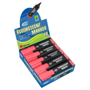 Fis Fluorescent Markers – Box Of 10 Pieces (red) – FSFL05RE