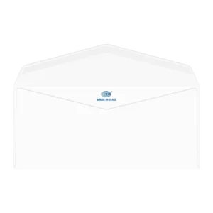 FIS Laid Paper Envelopes Glued, Pack of 25 Pcs. Moon Beam White Color, 4 x 9 inch Size, 100 GSM – FSEE1028GMWB25