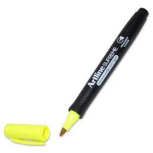 Arline Supreme Permanent Marker, Pack of 12, Glow Yellow – ARMKEPF-700UVGYL