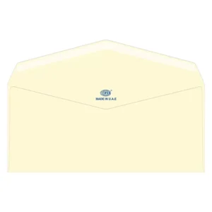 FIS Laid Paper Envelopes Glued, Pack of 25 Pcs. Camelle Off White Color, 4 x 9 inch Size, 100 GSM – FSEE1028GOWB25