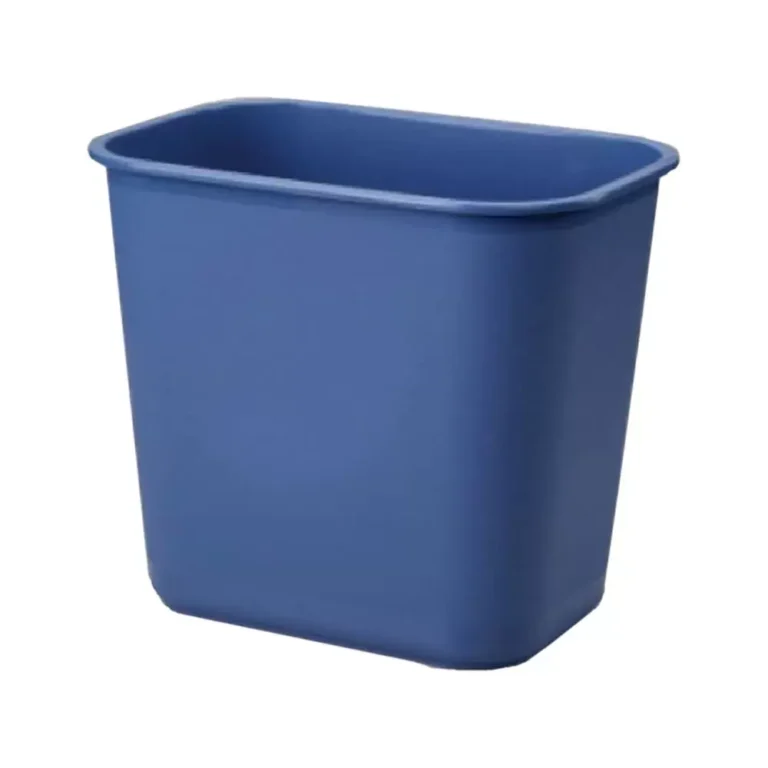FIS FSWA8813BL Rectangular Waste Basket, Blue, 29.5 cm high
