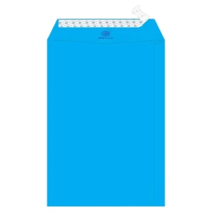 FIS Color Envelopes, Peel & Seal, Neon Blue Colors, Pack of 50 Pcs. 9 x 6 inch, 80 GSM – FSEC8032PBBL50