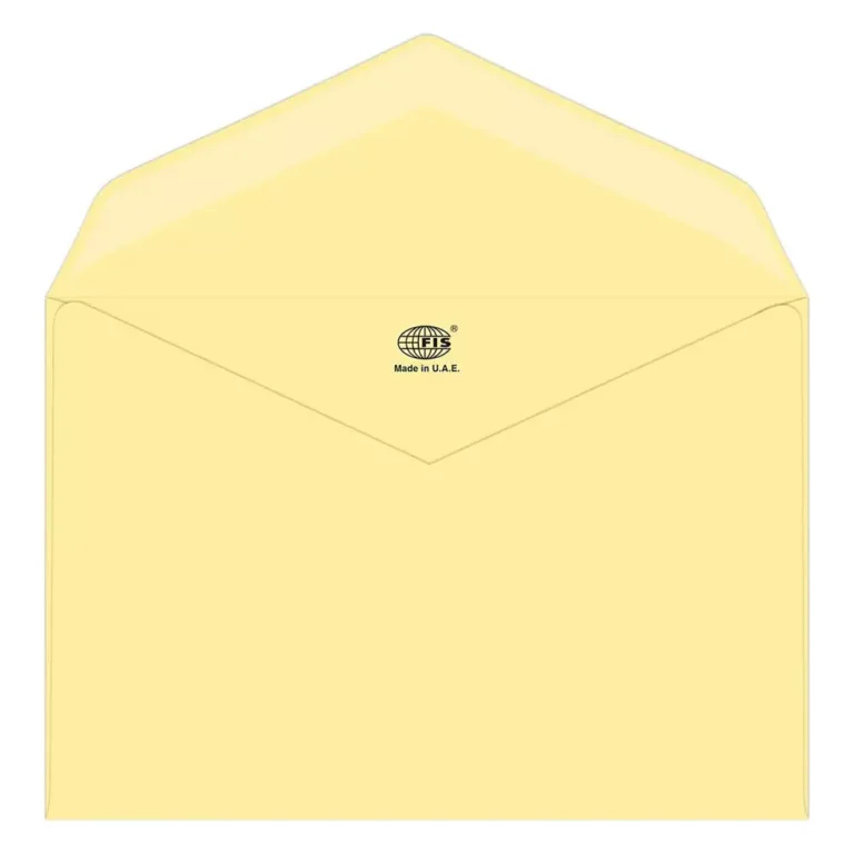 FIS FSEE1025GBCR50 Cream Executive Envelopes, 145 × 200 mm, 100 gsm, Pack of 50