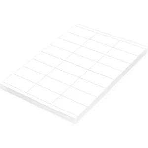 FIS Multipurpose Laser Labels, Colour White, Size 70X35mm (24 Stickers x 100 Sheet) A4 Size, E.U. Origin Material – FSLA24-2-100