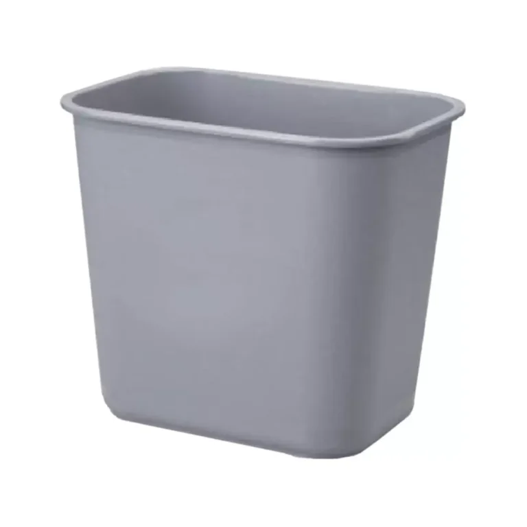 FIS FSWA8813GY Rectangular Waste Basket, Grey, 29.5 cm high