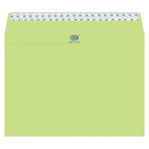 FIS Executive Laid Paper Envelopes Peel & Seal, Pack of 25 Pcs. Green Color, C4 (229 x 324 mm) Size, 100 GSM – FSEE1042PGRB25