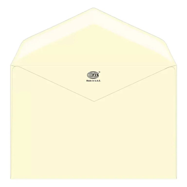 FIS FSEE1025GBOW50 Camelle Off White Executive Envelopes, 145 × 200 mm, 100 gsm, Pack of 50