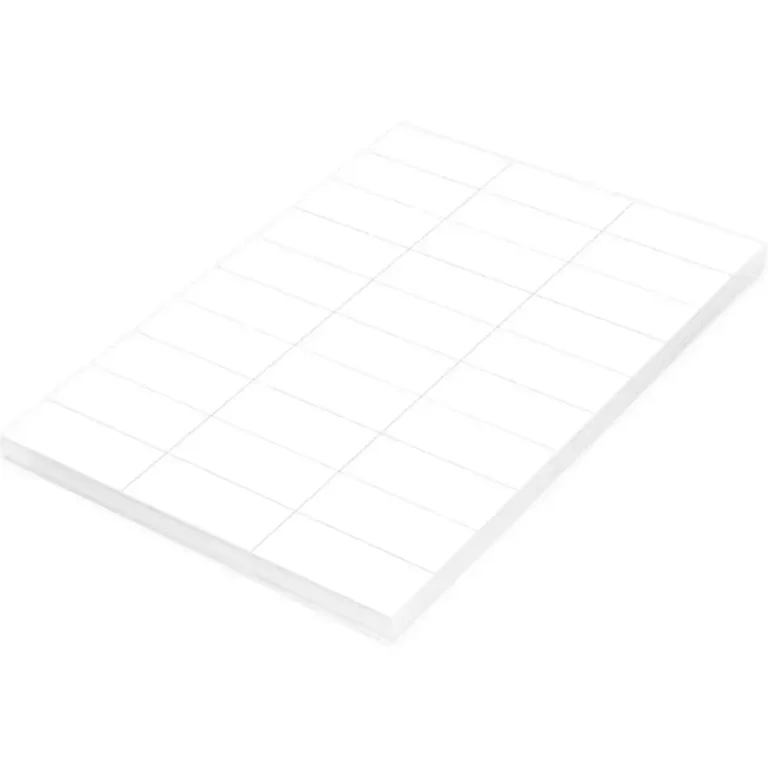 FIS FSLA30-100 A4 White Laser Labels, 70 × 29.7 mm, 30/Sheet, 100 Sheets