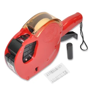 FIS Price/Date Label Machine 2 Line Printing, Red Color – FSPX04RE