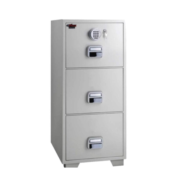 Eagle SF-680-3EKX Fire Resistant Filing Cabinet, 3 Drawers, Digital and Key Lock