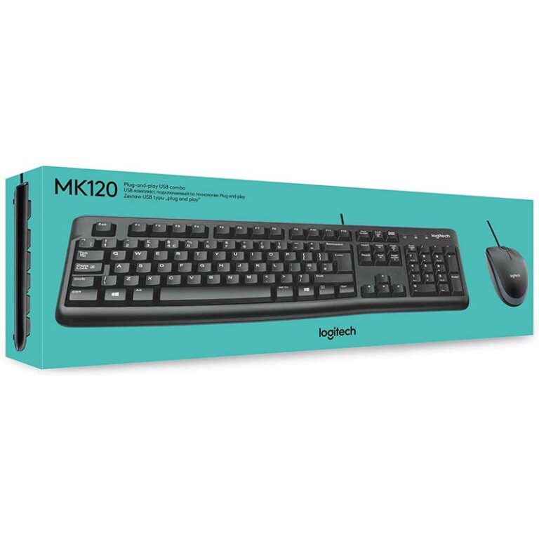 Logitech MK120 Wired Keyboard and Mouse Combo