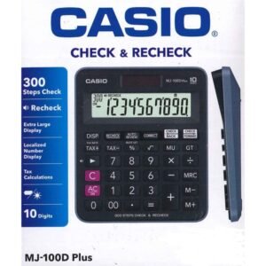 Casio Mini Desktop Calculator Mj-100Dplus