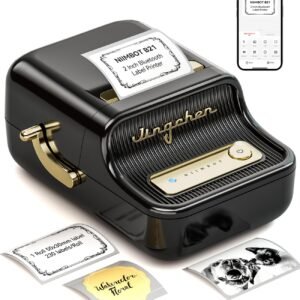 NIIMBOT B21 Pro 300dpi Bluetooth Label Printer with 50 x 30 mm Labels, 230 Labels