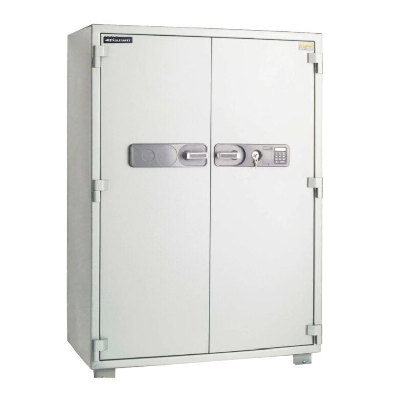 Eagle ES-700 Fire Resistant Safe Cabinet, Digital and Key Lock, Grey