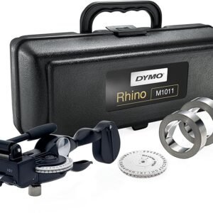 DYMO Rhino M1011 Metal Label Embosser Kit with Aluminium & Steel Tape