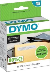 DYMO RETURN ADDRESS LABEL 54MMX25MM 500 LABELS WHITE