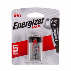 Energizer MAX 9V Alkaline Battery, 1 Pack