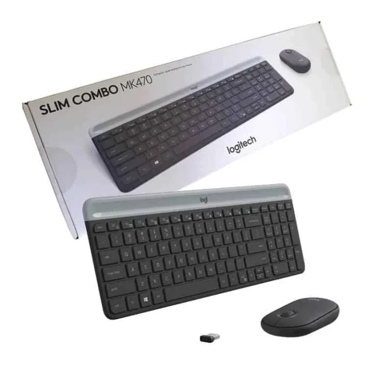 Logitech MK470 Wireless Keyboard and Mouse Combo, Slim