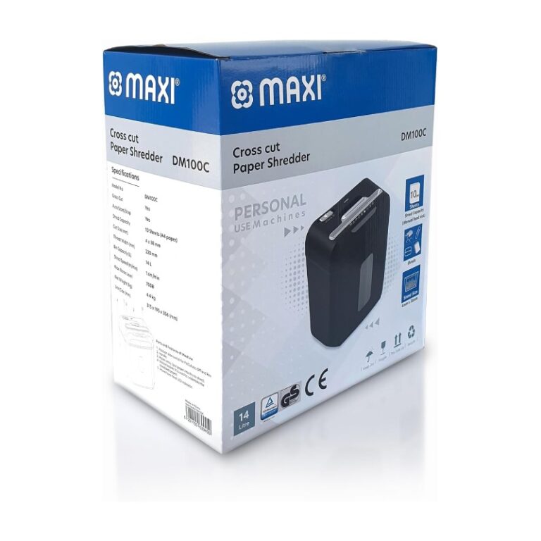 Maxi DM100C Shredder 10-Sheet Cross-Cut