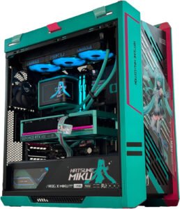 Hatsune Miku Edition Gaming PC -AMD Ryzen 7 9800X3D, NVIDIA GeForce RTX 5080, 32GB DDR5, 2TB Gen5 SSD, Windows 11 Pro