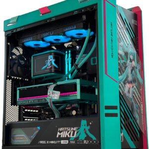 Hatsune Miku Edition Gaming PC -AMD Ryzen 7 9800X3D, NVIDIA GeForce RTX 5080, 32GB DDR5, 2TB Gen5 SSD, Windows 11 Pro