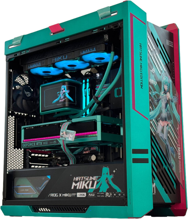 Hatsune Miku Edition Gaming PC -AMD Ryzen 7 9800X3D, NVIDIA GeForce RTX 5080, 32GB DDR5, 2TB Gen5 SSD, Windows 11 Pro